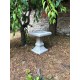 Stunning Stone Square Shaped Sculpture Garden Bird Bath