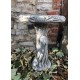Stunning Stone Tree Trunk Design Garden Bird Bath