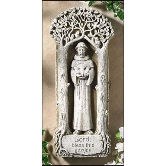 Saint Francis Bless This Garden Plaque