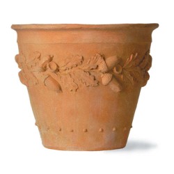 Terra Oak Leaf Pot