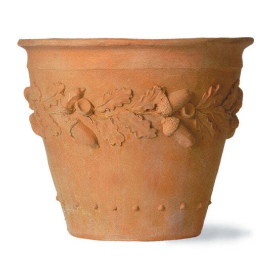 Terra Oak Leaf Pot