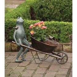Frog with Wheelbarrow