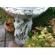 Stunning Stone Three Graces Garden Bird Bath