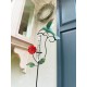 Hummingbird Multicolor Rain Gauge