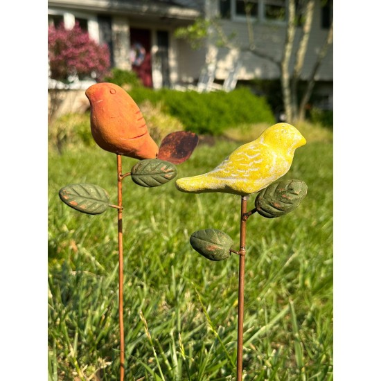 Yellow Bird Plant Pick