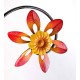 Colorful Spinning Flowers Garden Stake and Wind Spinner