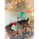Hummingbird Multicolor Rain Gauge