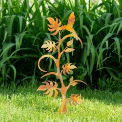 Hummingbird on Plant Garden Stake