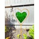 Green Heart Disc Garden Stake