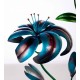 Spinning Flower Garden Stake Trio