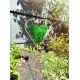 Green Heart Disc Garden Stake
