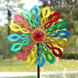 Colorful  Figure Eight Wind Spinner