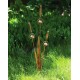 Triple Cattail Garden Stake