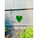 Green Heart Disc Garden Stake