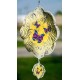 Butterfly Cloud Swirly Metal Wind Spinner