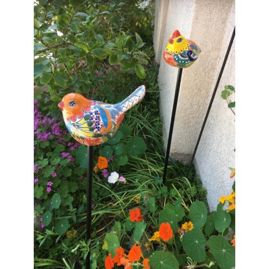 Handcrafted Ceramic Bird Decorative Garden Stake