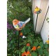 Handcrafted Ceramic Bird Decorative Garden Stake