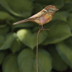 Staked Bird Garden Ornament