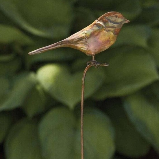 Staked Bird Garden Ornament