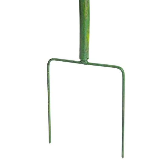 Handcrafted Metal Sunflower Garden Stake with Three Busy Bees