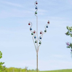 Bell Spiral Garden Stake Multicolor