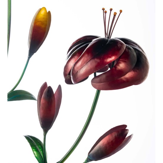 Spinning Flower Garden Stake Trio