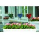 Green Heart Disc Garden Stake