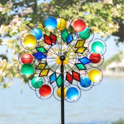 Rainbow Circular Rhombic Wind Spinner