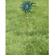 Blue Sun Face Garden Stake