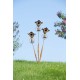 Triple Birdhouse Garden Stake
