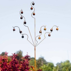 Bell Spiral Garden Stake