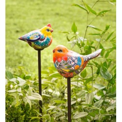 Handcrafted Ceramic Bird Decorative Garden Stake