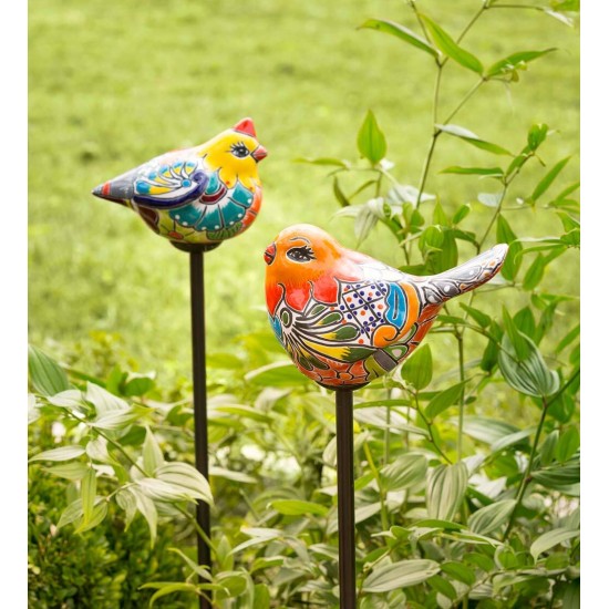 Handcrafted Ceramic Bird Decorative Garden Stake
