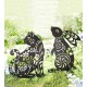 Metal Animal Silhouette Garden Stake