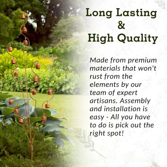 Bell Spiral Garden Stake