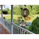 3D Metal Wind Spinners with Unique Mirror Ball Garden Decor | Sun Wind Spinner with Unique Mirror Ball |Backyard Ornaments Wind Spinner Decorations|Outdoor Decor for Patio or Porch, Room Decor