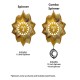 Sun Star Swirly Metal Wind Spinner