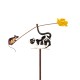 Cat, Mouse and Cheese Whimsical Metal Wind Spinner