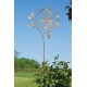Butterfly on Branch Garden Stake