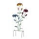 Spinning Flower Garden Stake Trio