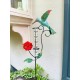 Hummingbird Multicolor Rain Gauge