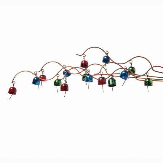 Bell Spiral Garden Stake Multicolor