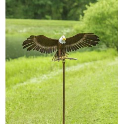 Bald Eagle Metal Wind Spinner