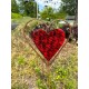 Red Heart Disc Garden Stake