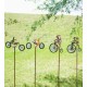 Frogs on a Vintage Bicycle Metal Wind Spinner