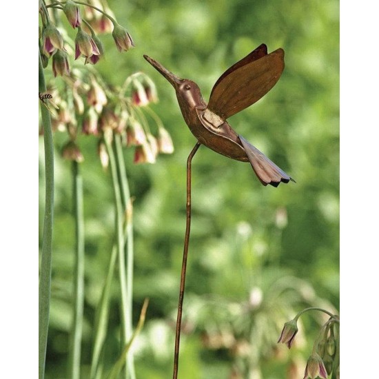 Hummingbird Garden Stake