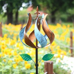 Three-dimensional Little Tulip Wind Spinner (Three colors )
