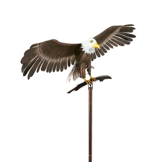 Bald Eagle Metal Wind Spinner
