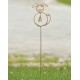 Dog with Bell Garden Stake