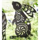 Metal Animal Silhouette Garden Stake